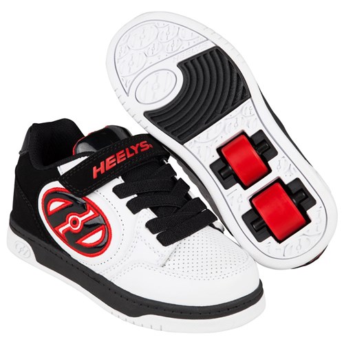 NEW HEELYS 2017. Heelys Plus White/Black/Red X2 Shoe. Boys Heelys Girls ...