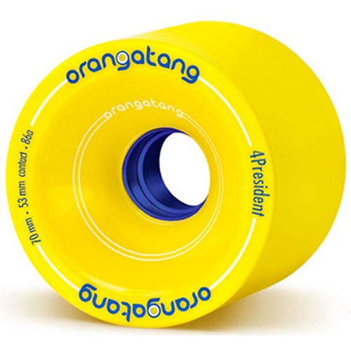 Orangatang 4President Longboard Wheels - Yellow. Orangatang Longboard Wheels - Bild 1 von 1