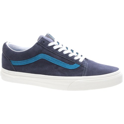 Vans Shoes. Vans Mens Shoes. Old Skool (Vintage Suede) Ombre Blue Shoe ZDFF1F